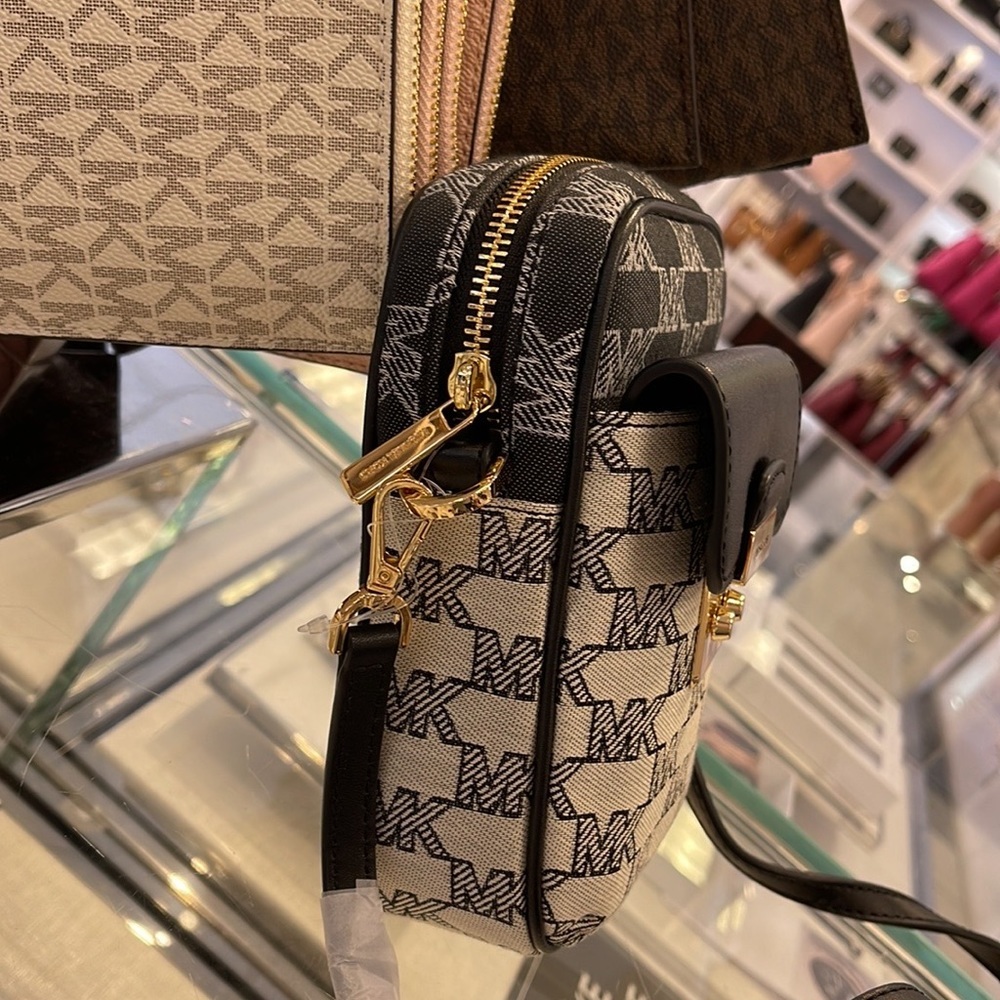 Michael Kors Sloan Editor Small Phone Logo Jacquard Crossbody
Black Multi - Picture 9 of 16